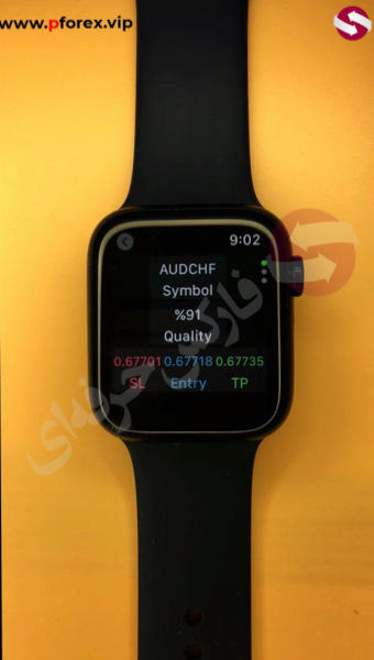 نماد های معاملاتی فارکس - تنظیمات نرم افازر سیگنال یاب فارکس pforexassist - ربات تحلیل روزانه فارکس ساعت هوشمند اپل Apple 