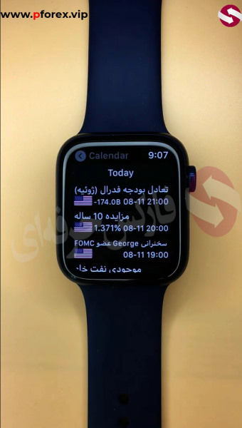 دانلود برنامه سیگنال فارکس برای ساعت هوشمند Apple - تقویم اقتصادی فارکس -نرم افزار سیگنال مخصوص Apple watch